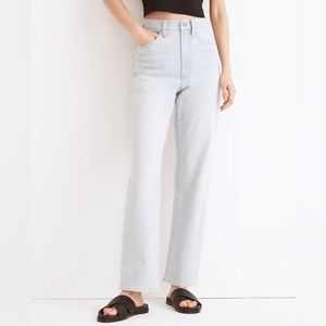 NWT Madewell Perfect Vintage Straight Jean in Mosedale Wash
